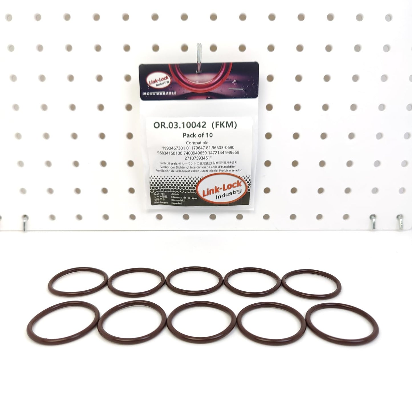 LINK-LOCK 10PCS OR.03.10042 FKM Viton Sealing O-Ring Kit Of Spark plug sleeve N90467301 01179647 81.96503-0690 95834150100 7400949659 1472144 949659 27107593451 For SCANIA For BMW N47 N55 N20 N26