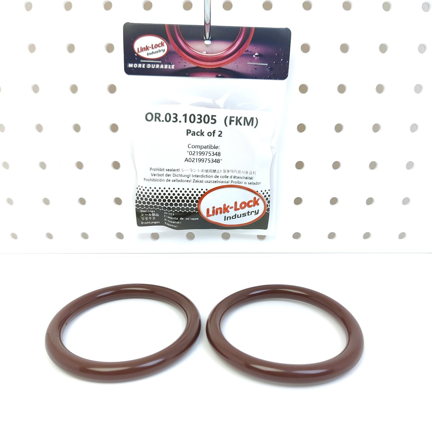 LINK-LOCK 2PCS OR.03.10305 FKM Viton Sealing O-Ring Kit of Turbocharger Air Hose 0219975348 A0219975348 For MERCEDES-BENZ-OM355 OM407 OM427 OM447