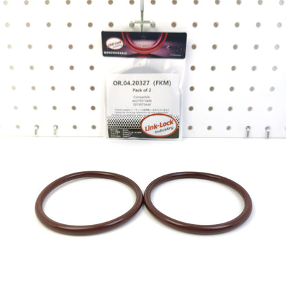 LINK-LOCK 2PCS OR.04.20327 FKM Viton Sealing O-Ring Kit of Oil Filter A0279973448 0279973448 for MERCEDES-BENZ