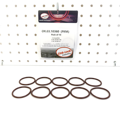 LINK-LOCK 10PCS OR.03.10360 FKM Viton Sealing O-Ring Kit of Fuel Pump FT4E-9E583-AA FT4Z-9E583-A For FORD-C27PD0X For FORD USA-T27PD0X