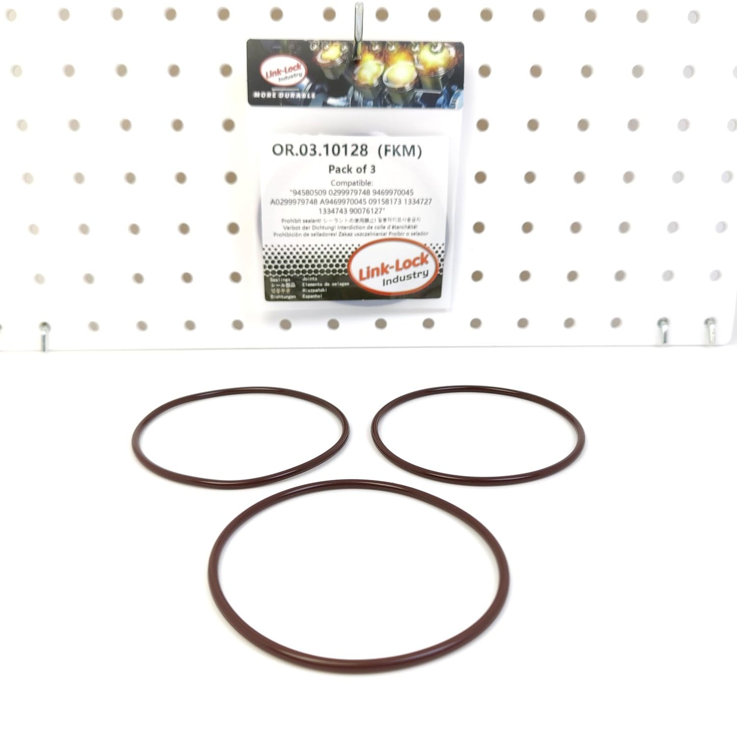 LINK-LOCK 3PCS OR.03.10128 FKM Viton Sealing O-Ring Kit Of Intake manifold cover A0299979748 A9469970045 09158173 94580509 For MERCEDES-BENZ-936 For CHEVROLET-A14N For OPEL-X14NZ X16SZR