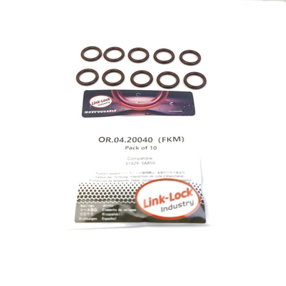 LINK-LOCK 10個 OR.04.20040 FKMバイトン 15.5×3 汎用Oリングキット 31929-3A850（ヒュンダイ用）