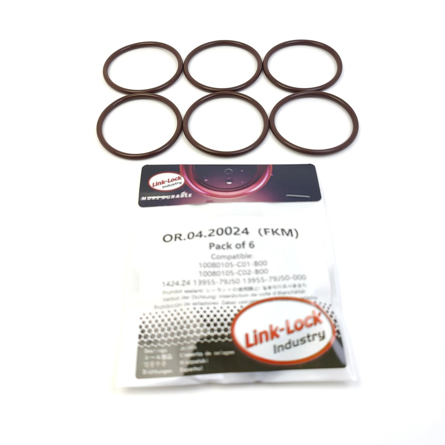 LINK-LOCK 6PCS OR.04.20024 FKM Viton 47×3.5 Sealing Universal O-Ring Kit 10080105-C01-B00 10080105-C02-B00 1424.Z4 13955-79J50 13955-79J50-000 for BAIC for PEUGEOT for SUZUKI