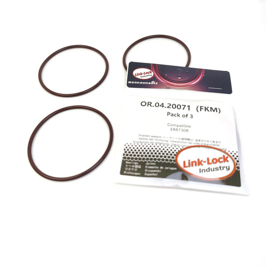 LINK-LOCK 3PCS OR.04.20071 FKM Viton Sealing O-Ring Kit of Oil Filter Adapter ERR7308 for LAND for ROVER