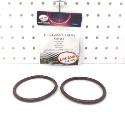 LINK-LOCK 2PCS OR.04.20096 FKM Viton 63.2×5.3 Sealing Universal O-Ring Kit 1920.RE 9467620980 39166083 for CITROËN for FIAT for OPEL