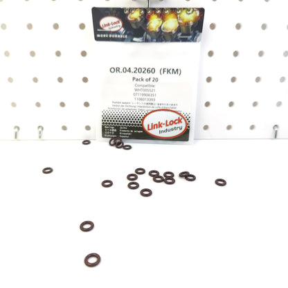 LINK-LOCK 20PCS OR.04.20260 FKM Viton Sealing O-Ring Kit of Nozzle Holder WHT005521 07119906351 1106013393 for AUDI for BMW for GEELY