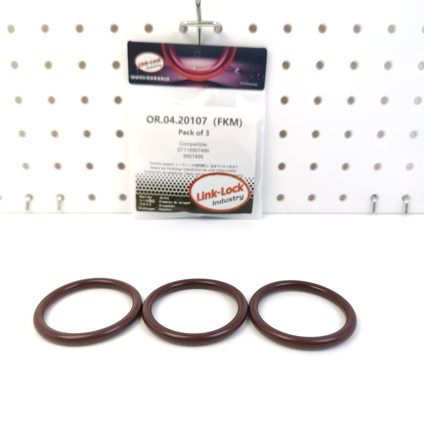 LINK-LOCK 3PCS OR.04.20107 FKM Viton Sealing O-Ring Kit of Inflatable Guide/AGR 07119907496 9907496 for BMW