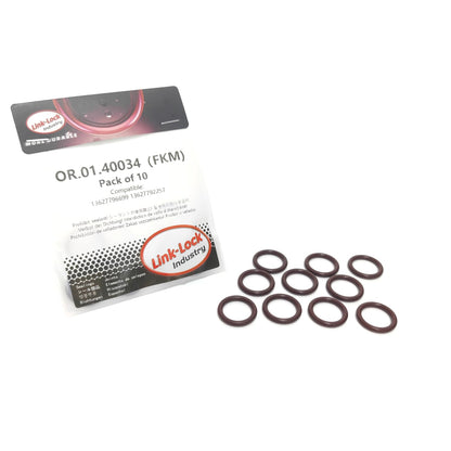 LINK-LOCK 10PCS FKM Viton OR.01.40034  Engine Camshaft sensor O-RING gasket 13627796699 13627792257 for BMW N47 N57 B37 B47 B57