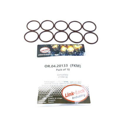 LINK-LOCK 10PCS OR.04.20133 FKM Viton Sealing O-Ring Kit of Engines Lubricating System 21594138 for VOLVO for PENTA