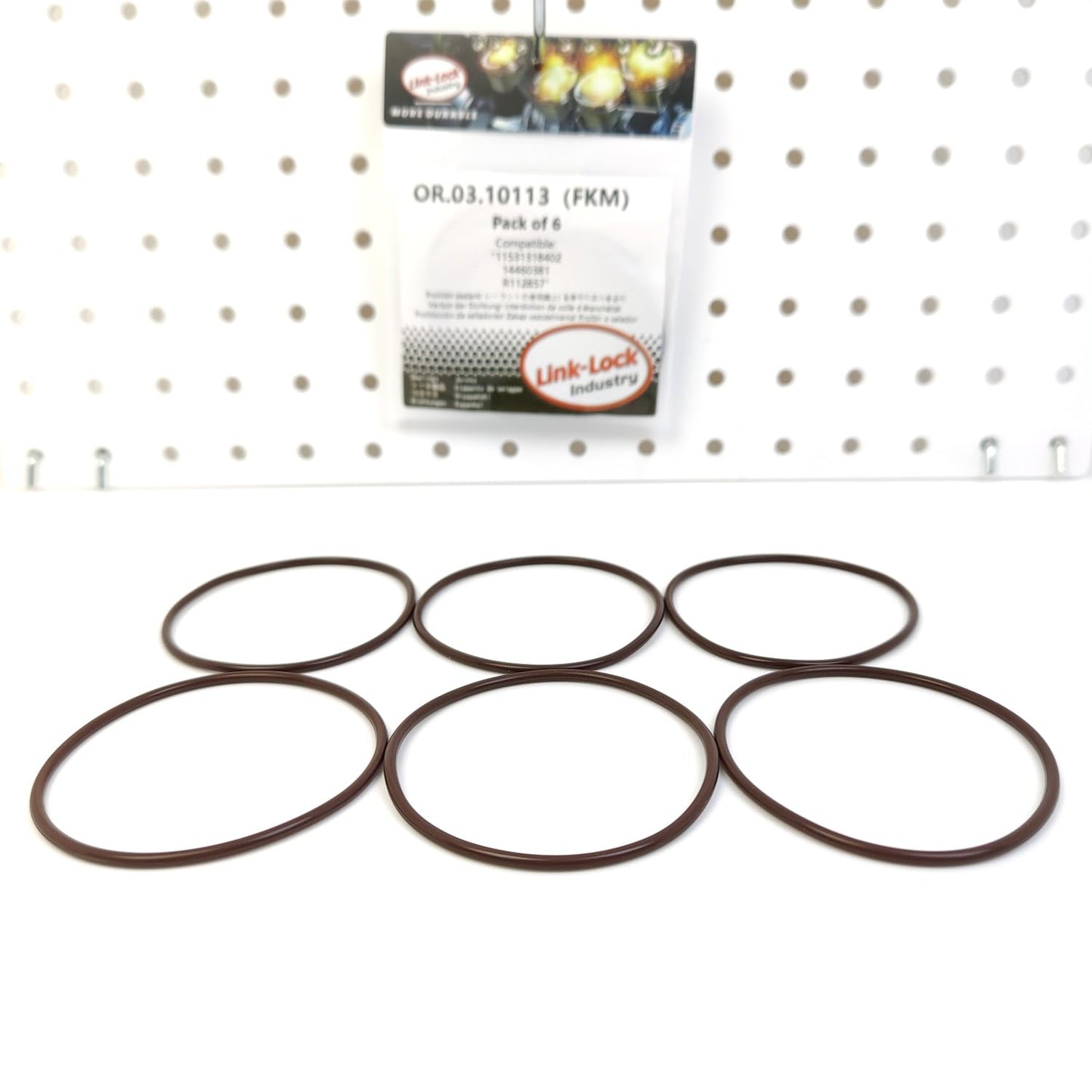 LINK-LOCK 6PCS OR.03.10113 FKM Viton Sealing O-Ring Kit Of Thermostat 11531318402 14460381 R112857 For BMW-S50 S54 For WIESMANN-S50326S1 S54326S4