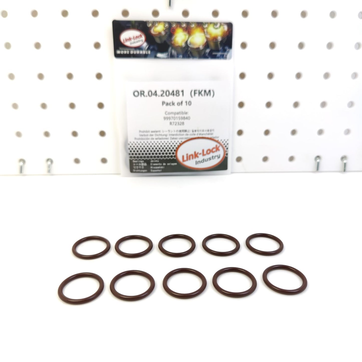 LINK-LOCK 10PCS OR.04.20481 FKM Viton Sealing O-Ring Kit of Turbo Oil Reservoirs 99970159840 R72328 for PORSCHE for LAND-ROVER