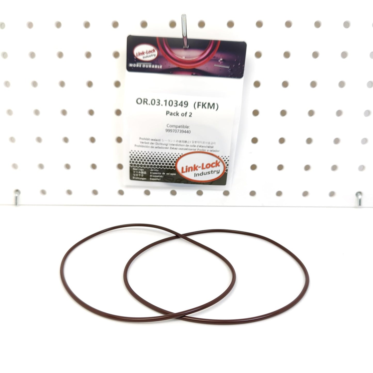 LINK-LOCK 2PCS OR.03.10349 FKM Viton Sealing O-Ring Kit of Cylinder Liner 99970739440 For PORSCHE-M96 M97