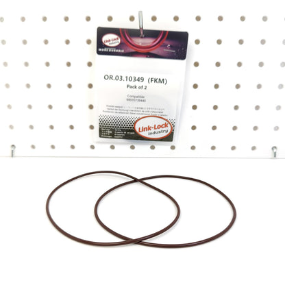 LINK-LOCK 2PCS OR.03.10349 FKM Viton Sealing O-Ring Kit of Cylinder Liner 99970739440 For PORSCHE-M96 M97