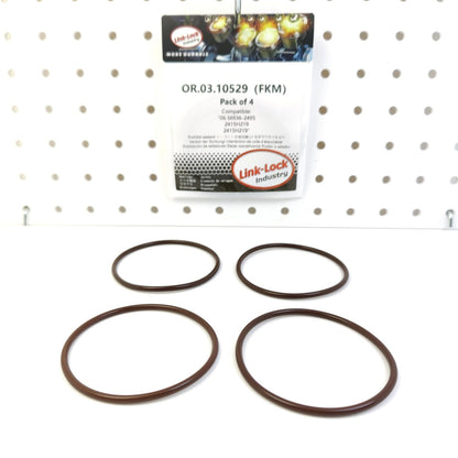 LINK-LOCK 4PCS OR.03.10529 FKM Viton 64×3 Sealing Universal O-Ring Kit 06.56936-2495 2415H219 2415H219 For RENAULT TRUCKS For MAN