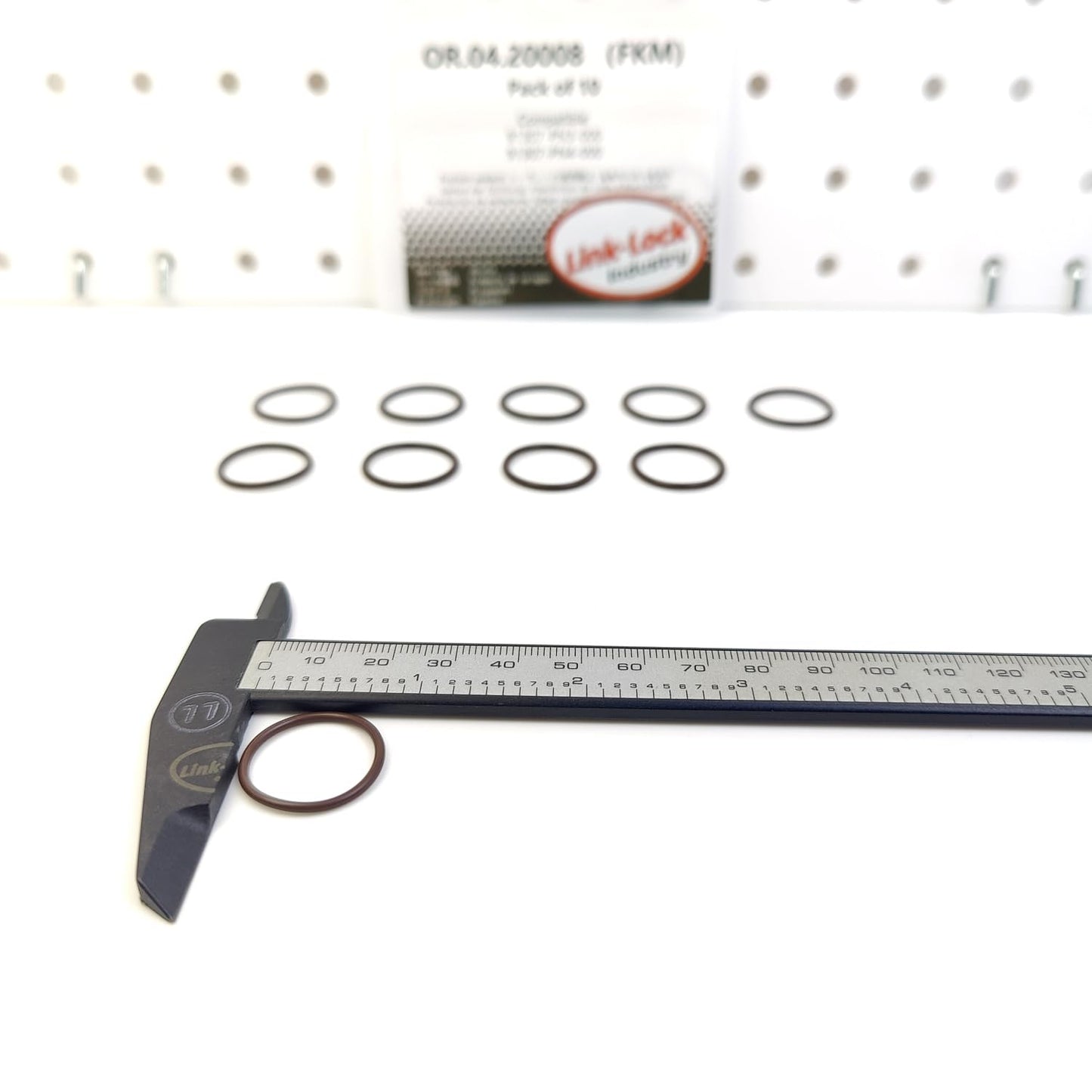 LINK-LOCK 10PCS OR.04.20008 FKM Viton 18×1.5 Sealing Universal O-Ring Kit 91307-PN3-000 91307-PN4-000 for HONDA