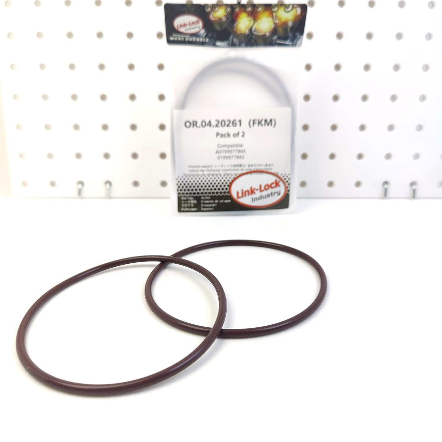 LINK-LOCK 2PCS OR.04.20261 FKM Viton Sealing O-Ring Kit of Air Filter Housing Intake Hose A0199977845 0199977845  for MERCEDES-BENZ