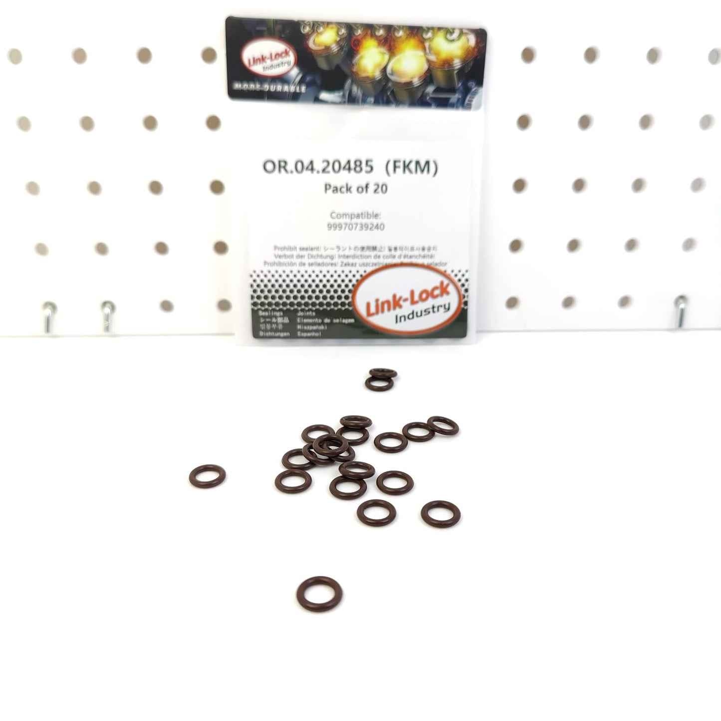 LINK-LOCK 20PCS OR.04.20485 FKM Viton Sealing O-Ring Kit of Intermediate Shaft 99970739240 for PORSCHE-9PA