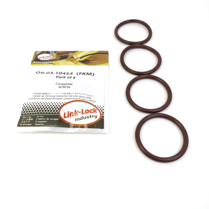 LINK-LOCK 4PCS OR.03.10454 FKM Viton 43.9×5.1 Sealing Universal O-ring Kit 3678756 For CUMMINS