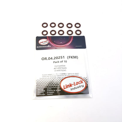 LINK-LOCK 10PCS OR.04.20251 FKM Viton Sealing O-Ring Kit of Water Pump A0149976245 0149976245 for MERCEDES-BENZ
