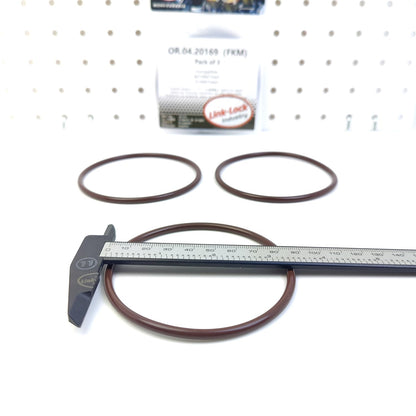 LINK-LOCK 3PCS OR.04.20169 FKM Viton Sealing O-Ring Kit of Oil Filter A0199975445 0199975445 for MERCEDES-BENZ