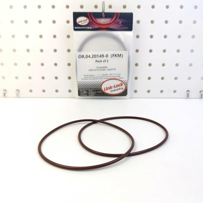 LINK-LOCK 2PCS OR.04.20149 FKM Viton Sealing O-Ring Kit of Water Pump Cover MD613776 321991 12643779 for CHEVROLET for MITSUBISHI for SCANIA