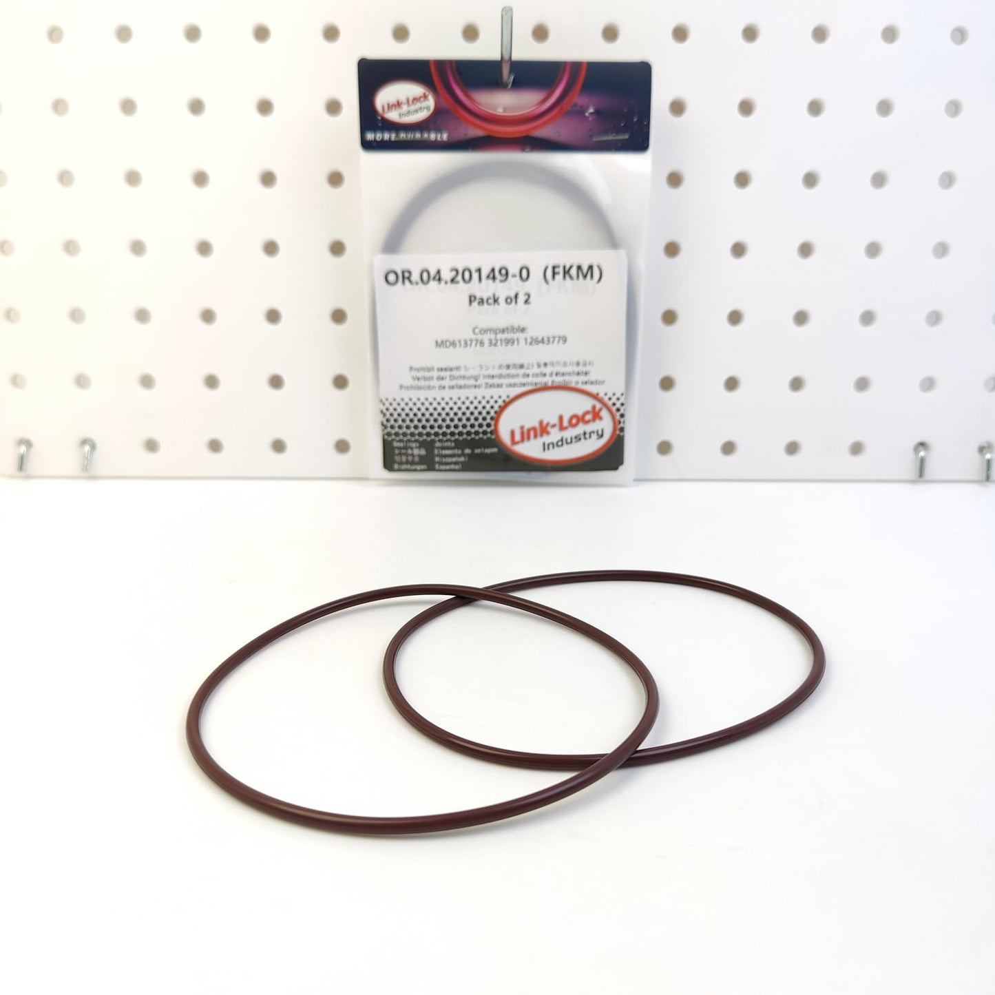 LINK-LOCK 2PCS OR.04.20149 FKM Viton Sealing O-Ring Kit of Water Pump Cover MD613776 321991 12643779 for CHEVROLET for MITSUBISHI for SCANIA