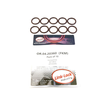 LINK-LOCK 10PCS OR.04.20360 FKM Viton Sealing O-Ring Kit of Water Connector / Charger 2013852 LR165690 for FORD for LAND for ROVER