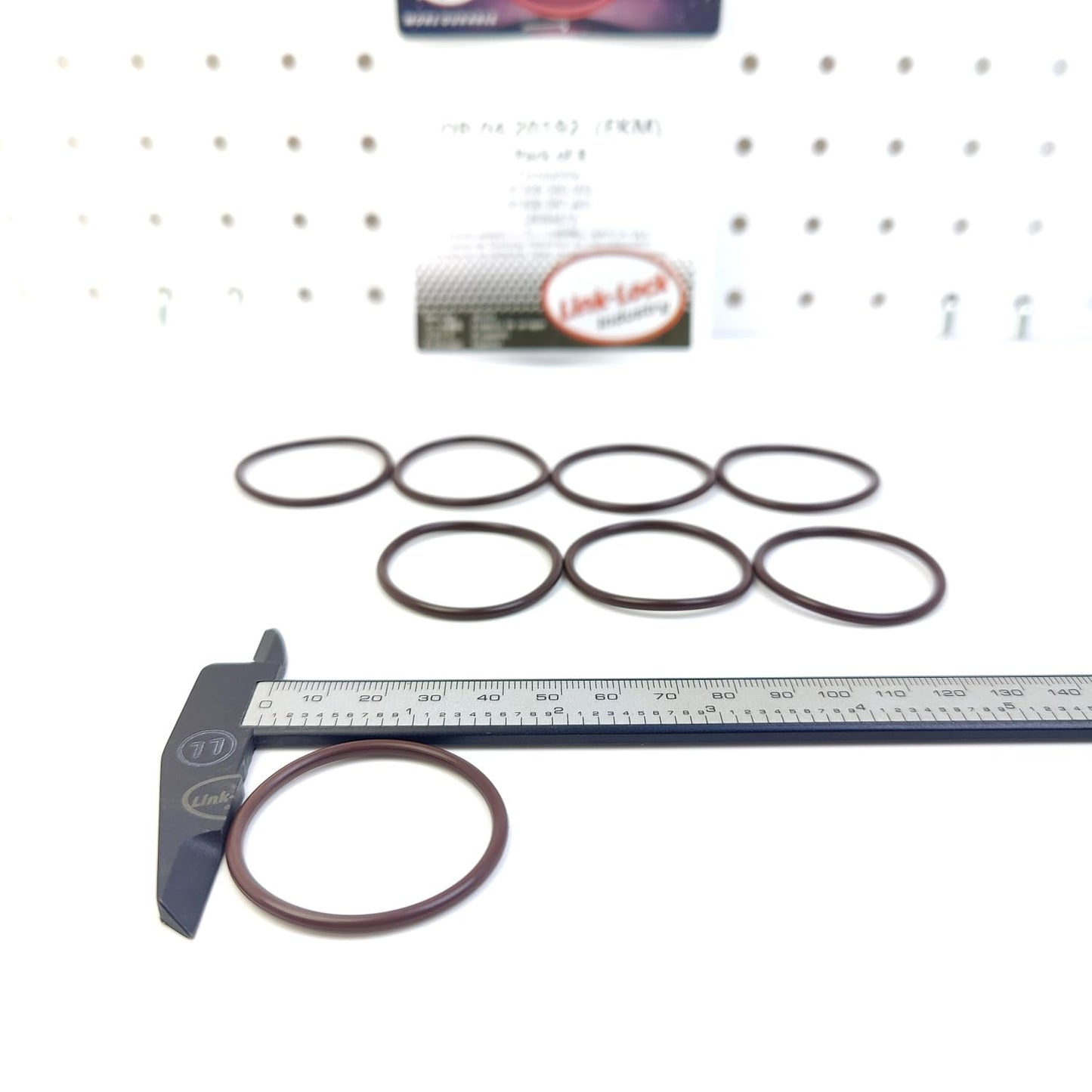 LINK-LOCK 8PCS OR.04.20192 FKMバイトンエンジンクランクシャフト用Oリングキット 91308-5R0-003 91308-5R7-A01 LR084673 アキュラ ホンダ ランド ローバー用