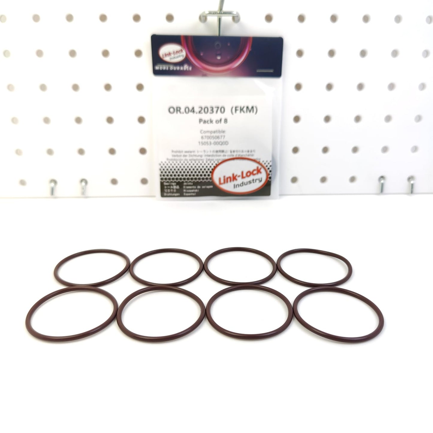 LINK-LOCK 8PCS OR.04.20370 FKM Viton シーリングOリングキット サーモスタット 670050677 15053-00Q0D 日産 アルファロメオ用