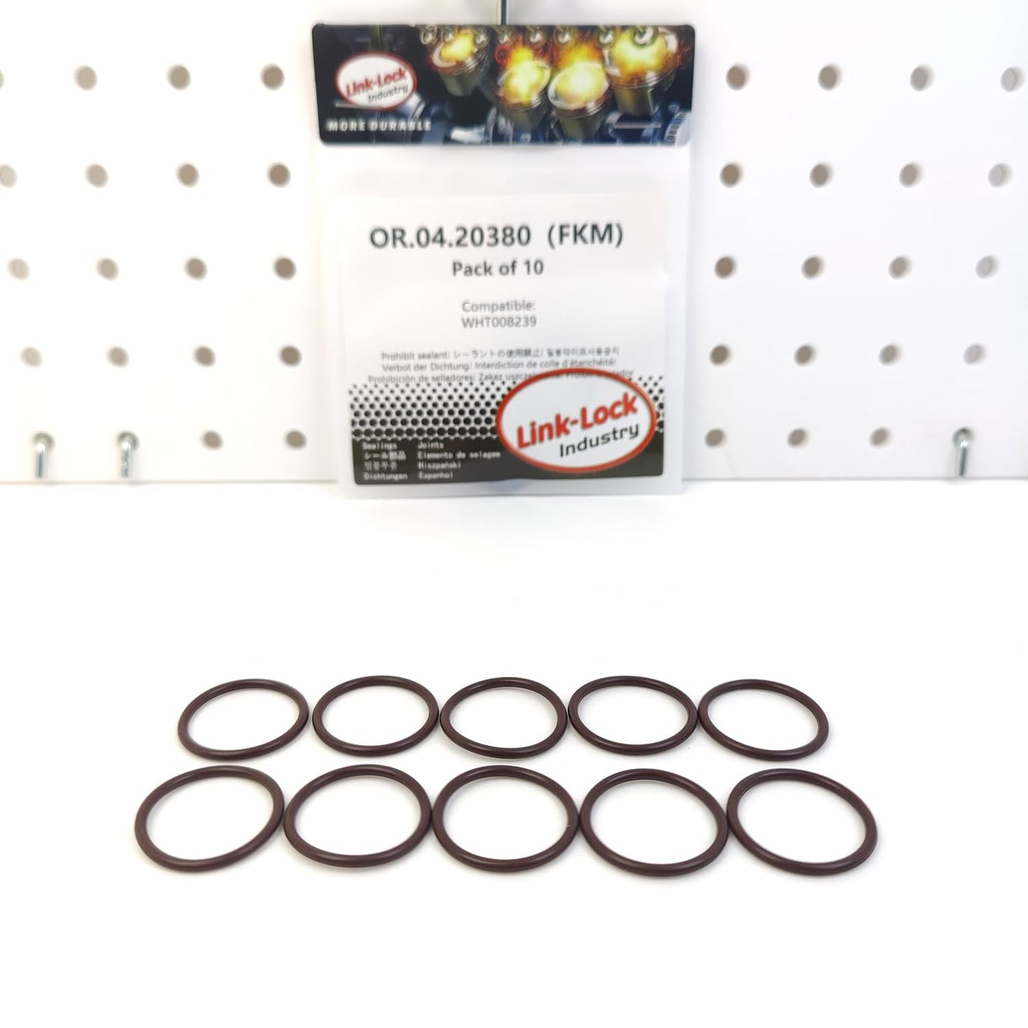 LINK-LOCK 10PCS OR.04.20380 FKM Viton Sealing O-Ring Kit of Fuel Line WHT008239 for AUDI