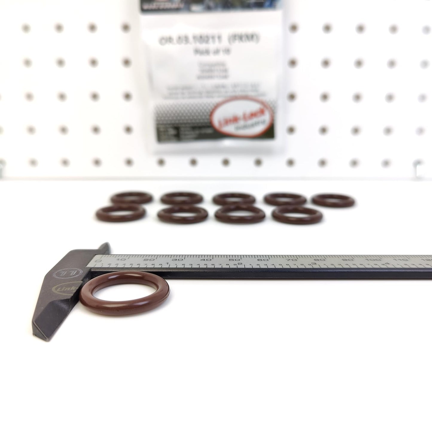 LINK-LOCK 10個入り OR.03.10211 FKMバイトン シールOリングキット オイルポンプ用 0049975348 A0049975348 MERCEDES-BENZ-OM617用