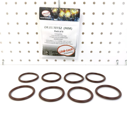 LINK-LOCK 8PCS OR.03.10152 FKM Viton Sealing O-Ring Kit of Cooling water pipe 11517572792 04201462 F716201510170 A0249976345 For INFINITI-270910 For MERCEDES-BENZ-260 M264 M270 M133 M264 M274