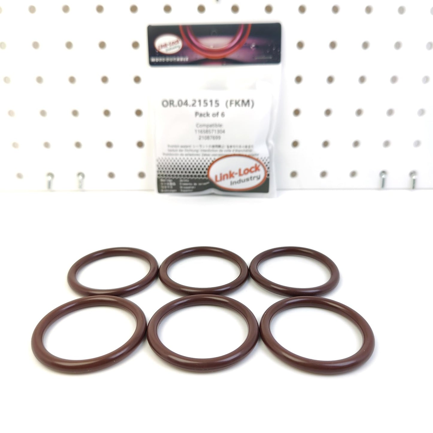 LINK-LOCK 6PCS OR.04.21515 FKM Viton Sealing O-Ring Kit of Inflatable guide piece / AGR 11658571304 21087699 for BMW-N57 B57