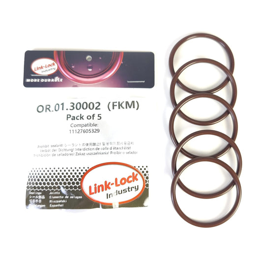 LINK-LOCK 5PCS FKM Viton OR.01.30002 Engine intake pipe O-RING 11127605329 for BMW N20