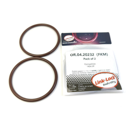 LINK-LOCK 2PCS OR.04.20232 FKM Viton Sealing O-Ring Kit of Air Filter Housing Intake Hose 1424.3P for PEUGEOT