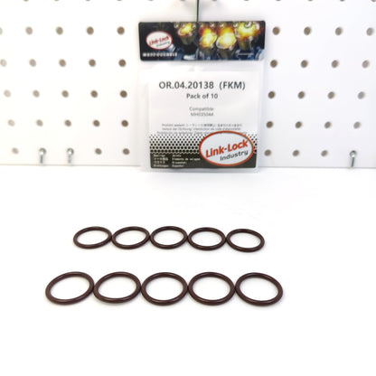 LINK-LOCK 10PCS OR.04.20138 FKM Viton Sealing O-Ring Kit of Engine Oil Cooler MH035044 for MITSUBISHI