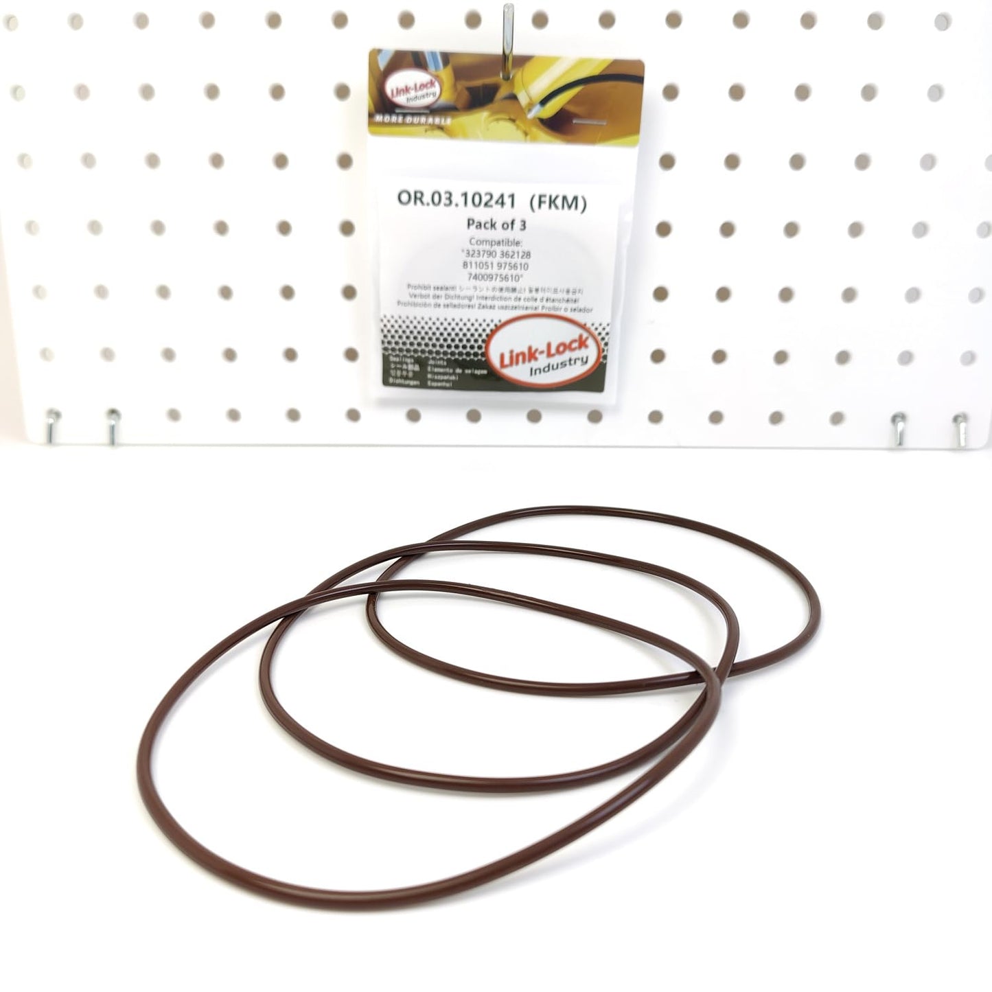 LINK-LOCK 3PCS OR.03.10241 FKM Viton Sealing O-Ring Kit of Air compressor 323790 362128 811051 975610 7400975610 For SCANIA-DS11 DS14 DSC14 For VOLVO-TD123 TD60 TD70 TD102 D10