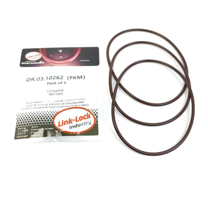 LINK-LOCK 3PCS OR.03.10262 FKM Viton Sealing O-Ring Kit of Water Pump 94013304 For CHEVROLET-LB7 LGH LML For GMC-LB7 LLY For HUMMER-LB7 LLY