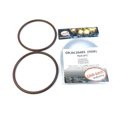 LINK-LOCK 2PCS OR.04.20495 FKM Viton 88×5 Sealing Universal O-Ring Kit 06569303036 51965010092 for MAN-TGA for LION'S for NEOPLAN