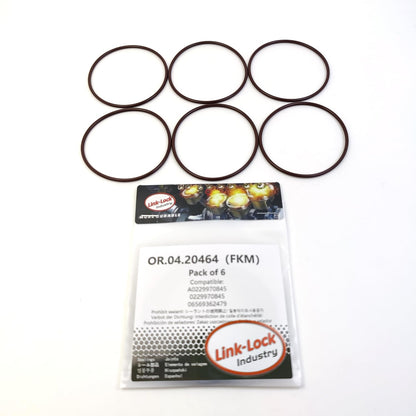 LINK-LOCK 6PCS OR.04.20464 FKM Viton Sealing O-Ring Kit of AGR-VENTIL A0229970845 0229970845 06569362479 for MERCEDES-BENZ