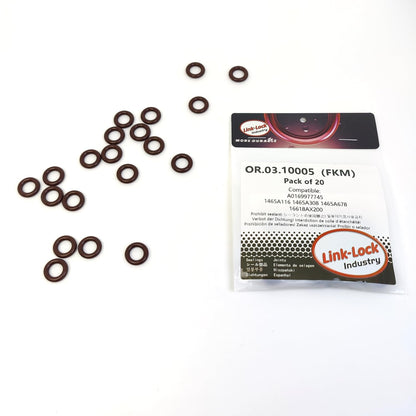 LINK-LOCK 20PCS OR.03.10005 FKMバイトン フューエルインジェクター用シーリングOリングキット 06A906149B 13647675557 0169977745 A0169977745 999.707.573.40 AUDI-DPUA DLVB BMW B68 S65 MERCEDES-BENZ-M139用