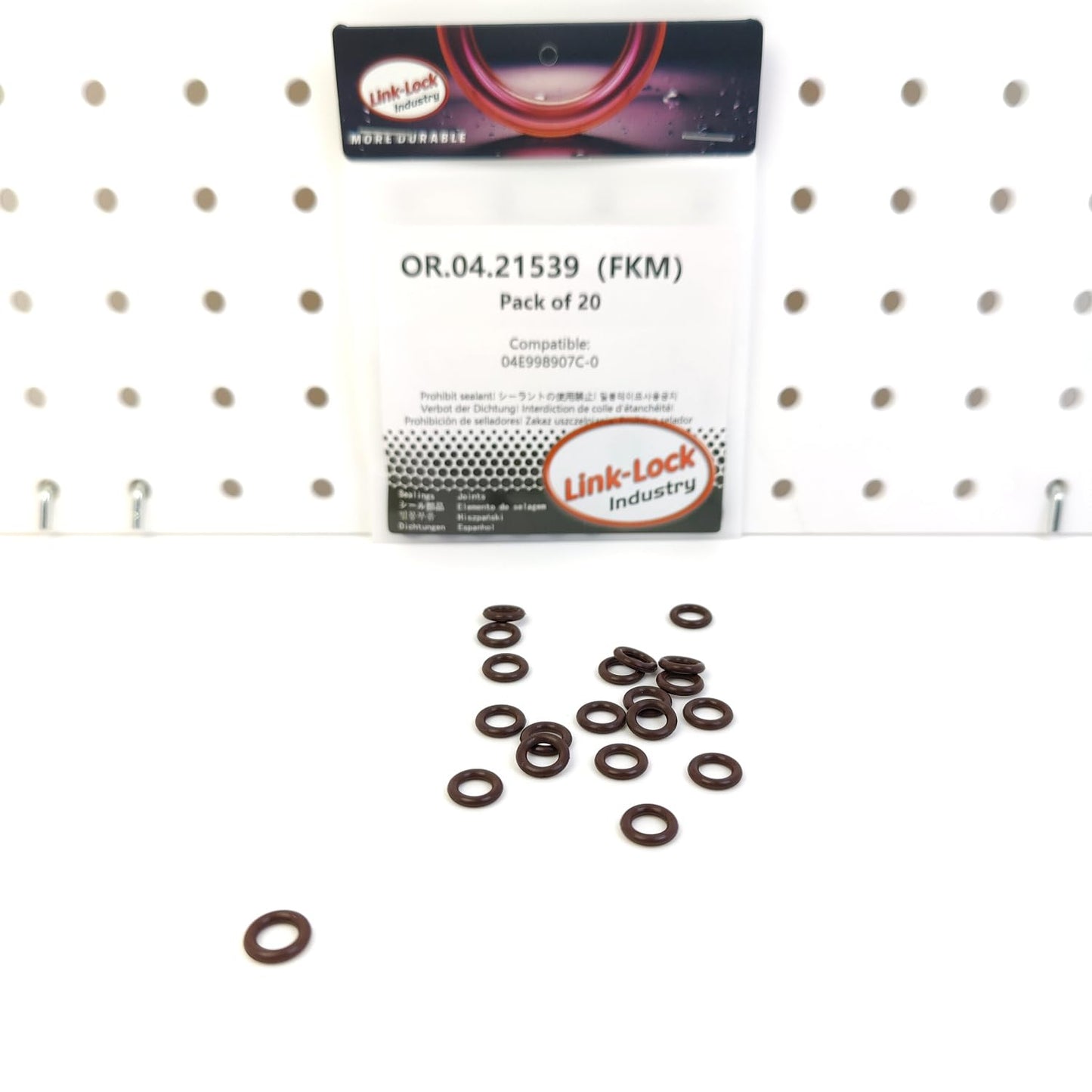LINK-LOCK 20PCS OR.04.21539 FKM Viton Sealing O-Ring Kit 04E998907C-0 of Spray valve For VW 280TSI CZDA