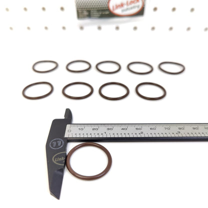 LINK-LOCK 10PCS OR.03.10145 FKM Viton Sealing O-Ring Kit of Cooling water pipe N90465003 0279979048 A0279979048 For AUDI-CASA CEUC CTGE CASB CGTA For MERCEDES-BENZ-M271 For VW-CASA CASC CATA CASB