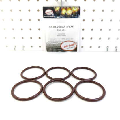 LINK-LOCK 6PCS OR.04.20022 FKM Viton Sealing O-Ring Kit of Transmission K68031598AB for JEEP for FIAT