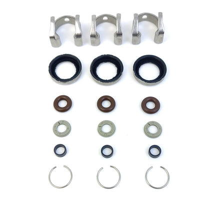 LINK-LOCK 3Set OK.04.10035 fuel injector repair kit 12618798 with FKM Viton O-RING For BUICK For CHEVROLET For CADILLAC 2.8L 3.6L LLT LP1 LFX