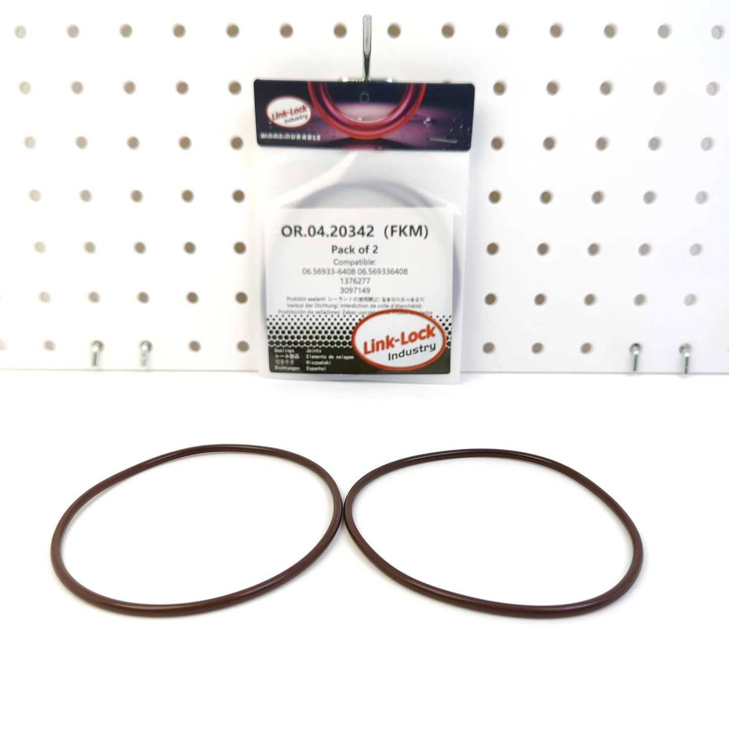 LINK-LOCK 2PCS OR.04.20342 FKM Viton Sealing O-Ring Kit of Air Compressor 06.56933-6408 06.569336408 1376277 3097149 for MAN for SCANIA for VOLO-PENTA