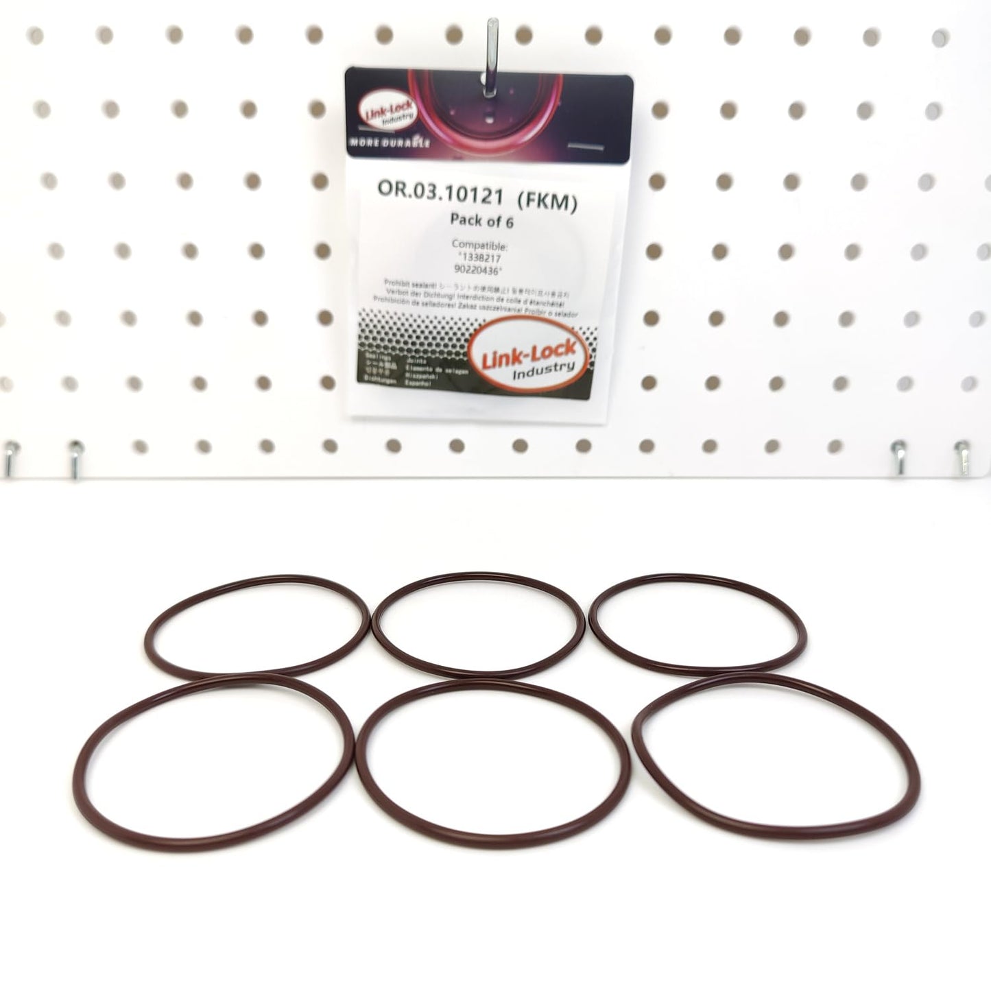 LINK-LOCK 6PCS OR.03.10121 FKM Viton Sealing O-Ring Kit Of Thermostat 1338217 90220436 For ROLLS-ROYCE-N73 For OPEL-16 18 20 C16 C18 E18 S18 C20