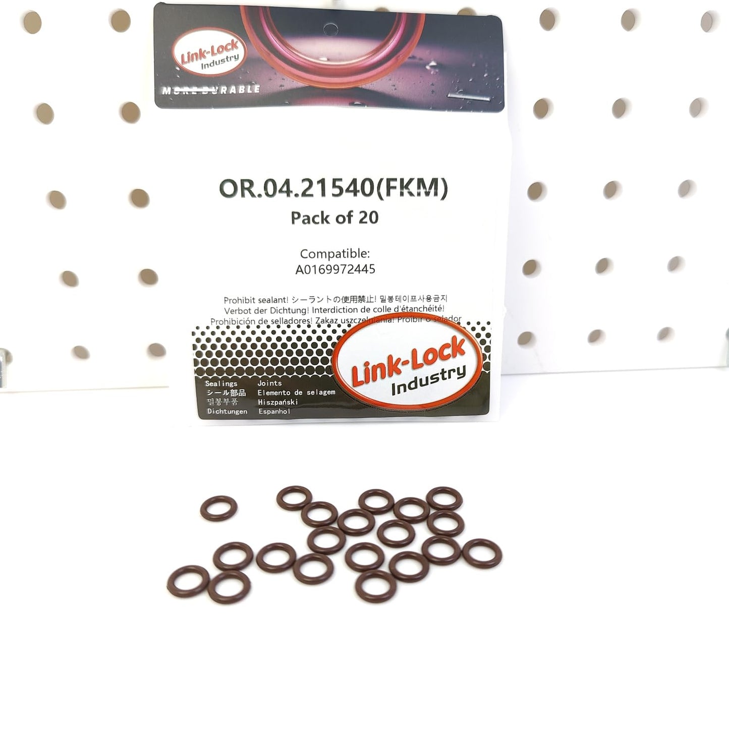 LINK-LOCK 20PCS OR.04.21540 FKM Viton Sealing O-Ring Kit A0169972445 of Coolant Pipe For MERCEDES-BENZ-W212 W204 X204 W166 W164-M272 M278 M276