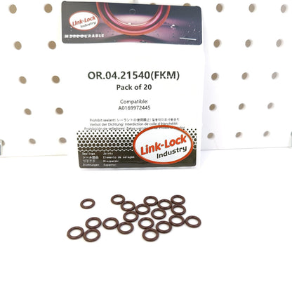 LINK-LOCK 20PCS OR.04.21540 FKM Viton Sealing O-Ring Kit A0169972445 of Coolant Pipe For MERCEDES-BENZ-W212 W204 X204 W166 W164-M272 M278 M276