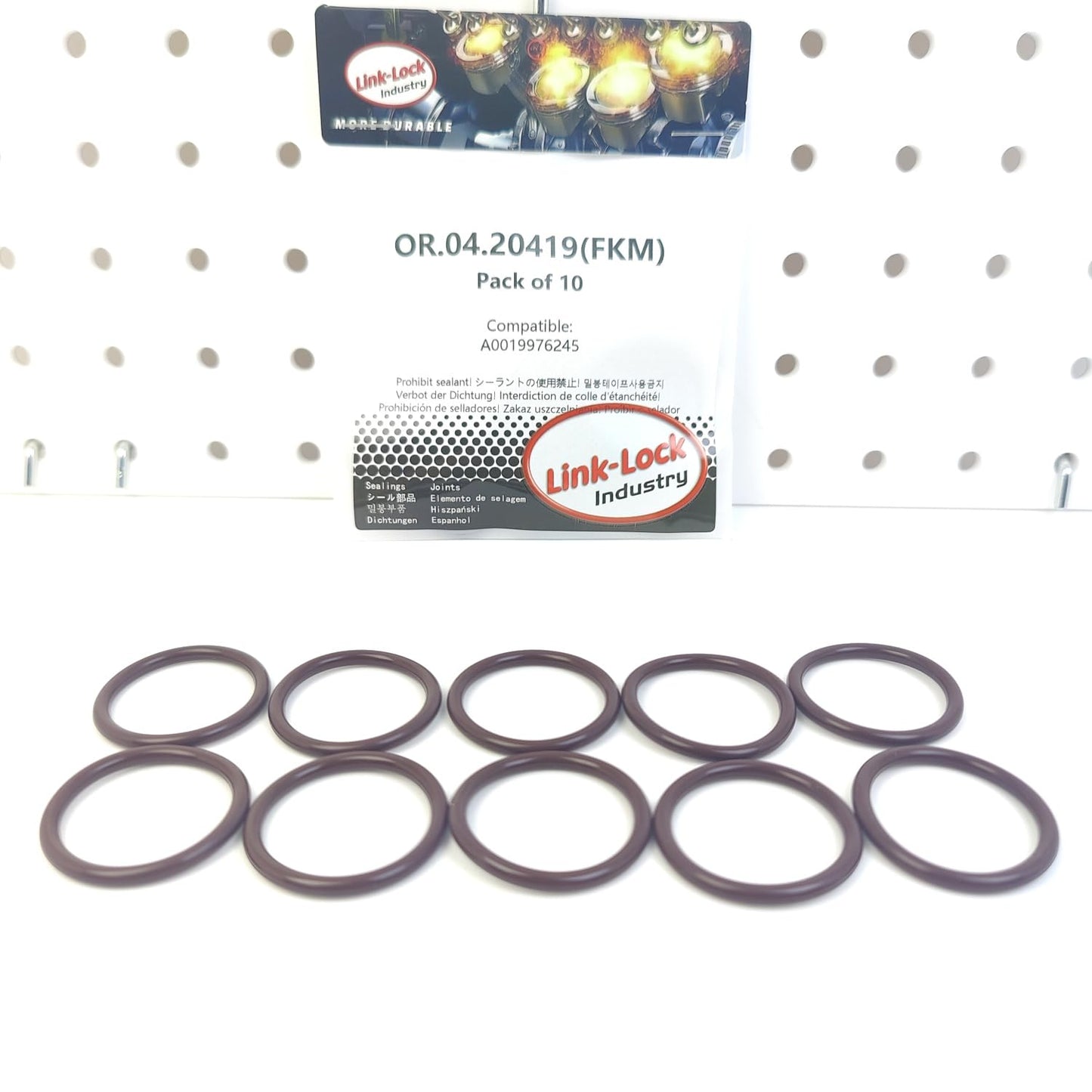 LINK-LOCK 10PCS OR.04.20419 FKM Viton 27×3.2 Sealing Universal O-Ring Kit A0019976245 0019976245 for MERCEDES-BENZ
